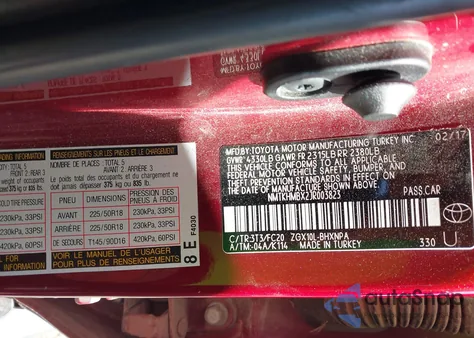 2018 Toyota C-Hr Xle Premium z USA, uszkodzony, nr VIN NMTKHMBX2JR003823